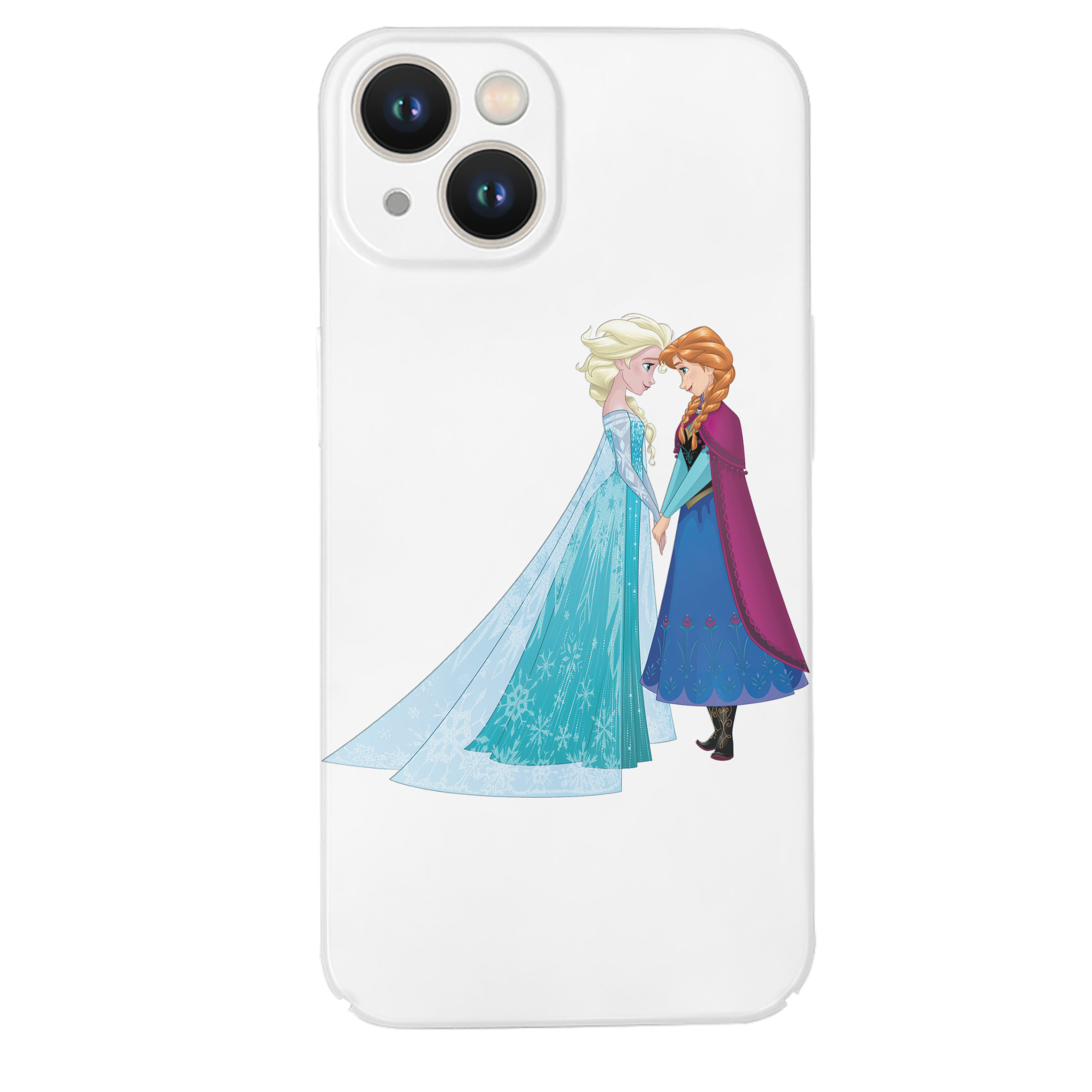（画像用） アナと雪の女王 アンナ エルサ Frozen Anna Elsa 【iPhone 14シリーズ対応】ハードケース